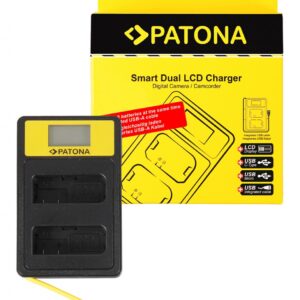 Smart Dual LCD USB Charger Nikon EN-EL14 ENEL14 D3100 D3200 D5100 D5200 D5300 P7000 P7700 P7800