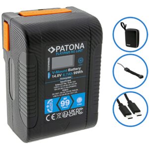 Platinum V-Mount battery BP-99W PD65 99Wh USB-C USB-A D-Tap DC-out incl. Hardcase