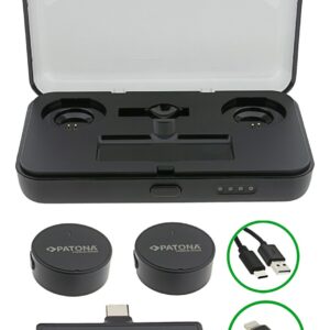 Premium AI Lavalier Microphones PTS-I91 with charging case