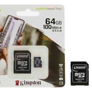 Kingston memory card MicroSDXC 64GB 1000 MB/s Class 10