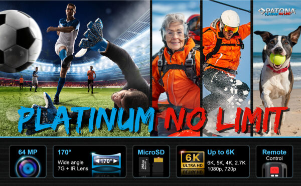 Platinum Action Cam Life SL5 6K with APP control - Afbeelding 9