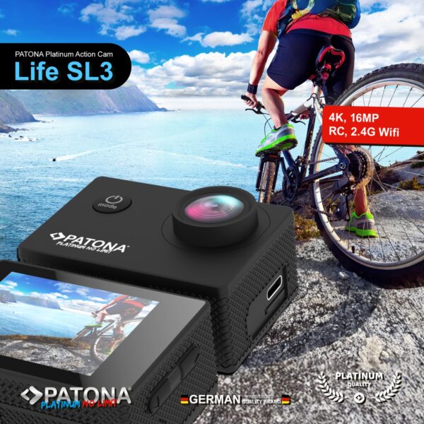Platinum Action Cam Life SL4 3K with APP control